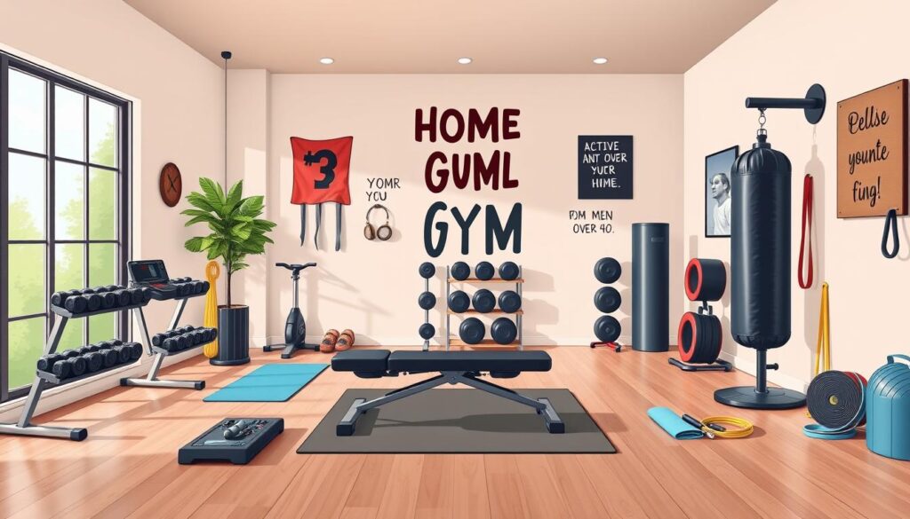 Home gym layout