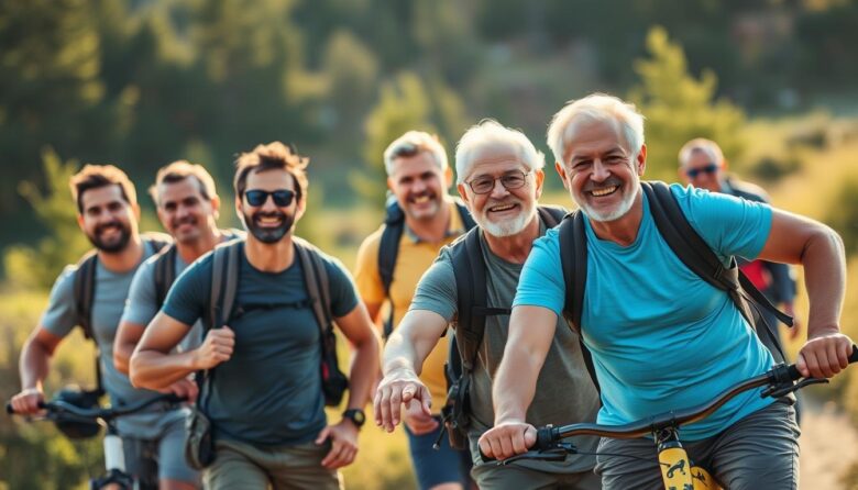 healthy aging men