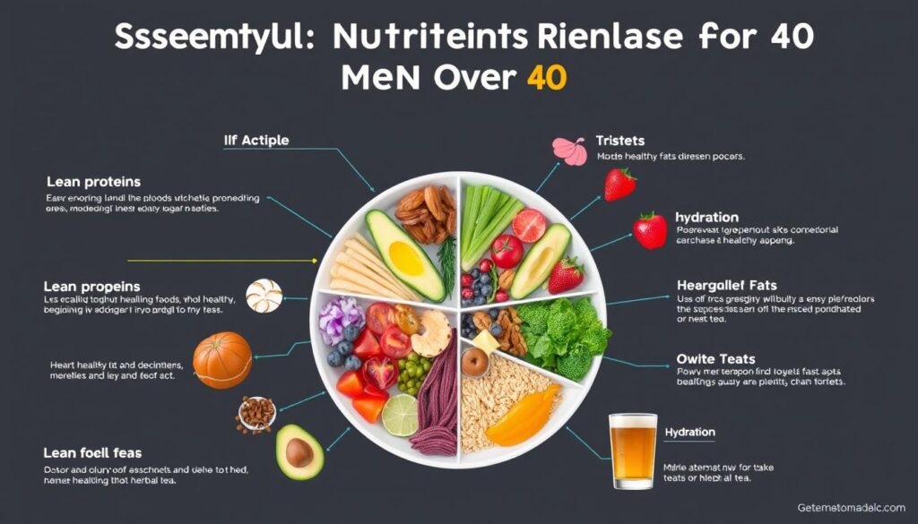 Nutrient requirements for men over 40