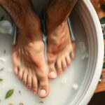 Men's foot care over 40