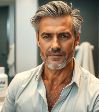 Men's hair care over 40