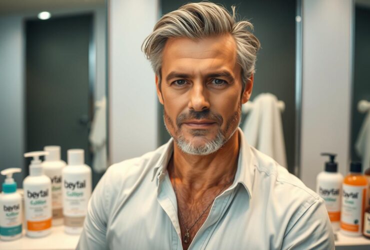 Men's hair care over 40