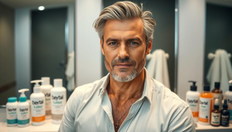 Men's hair care over 40