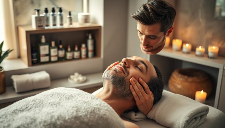 Men's skin treatments over 40