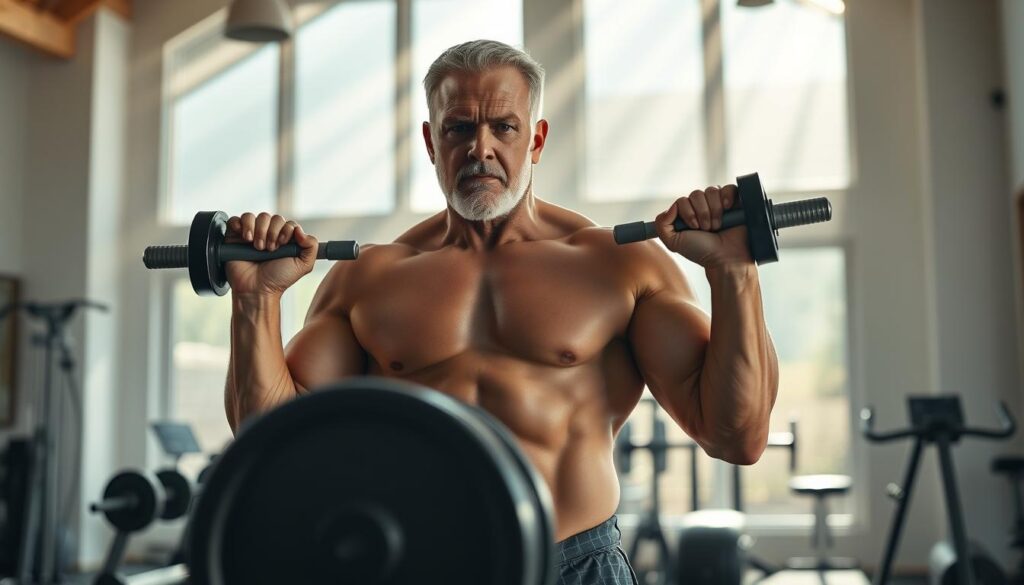 building muscle after 40