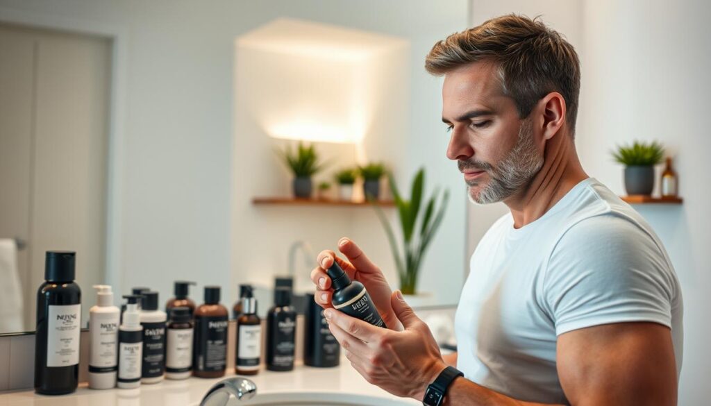 skincare routine for men over 40