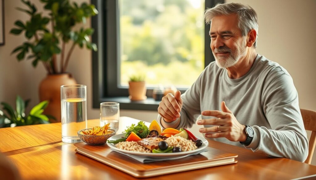 Healthy nutrition for men over 40