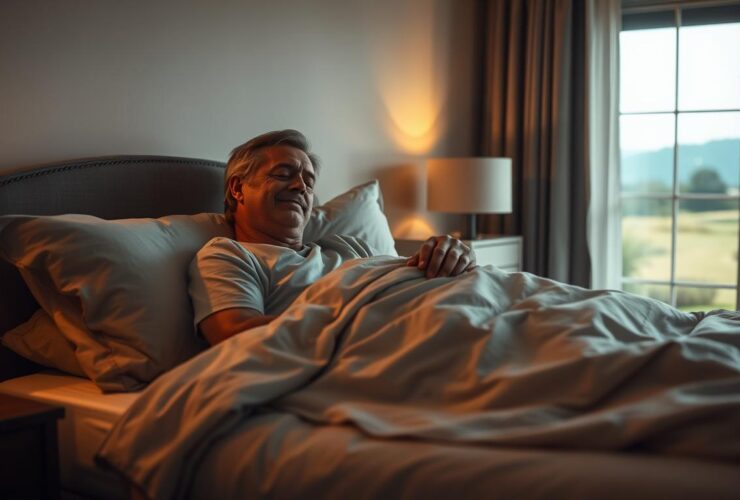 Men's sleep habits over 40