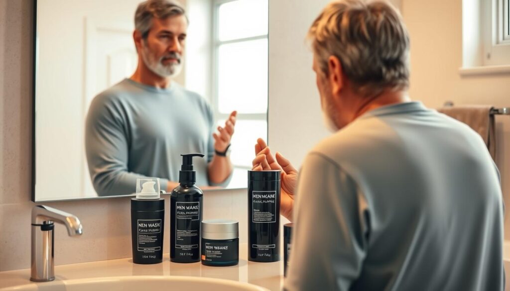 morning skincare routine steps for men