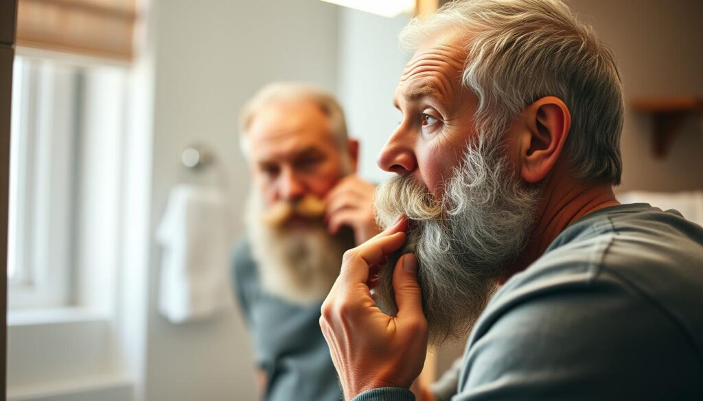 seasonal beard care for men over 40