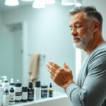 skincare routine for men over 40