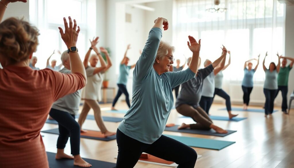 dynamic stretching routines for mature adults