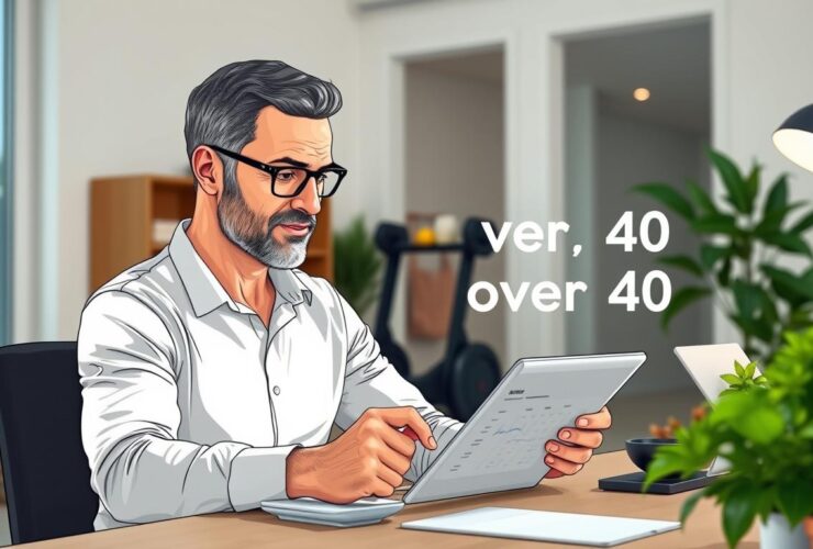 men over 40 live longer