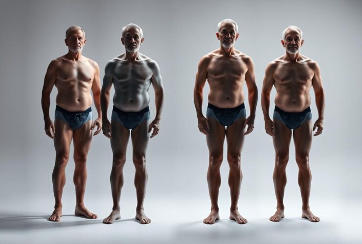 body fat increase men