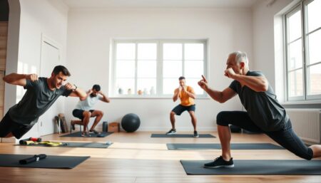 daily workouts for men over 40