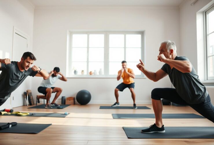 daily workouts for men over 40