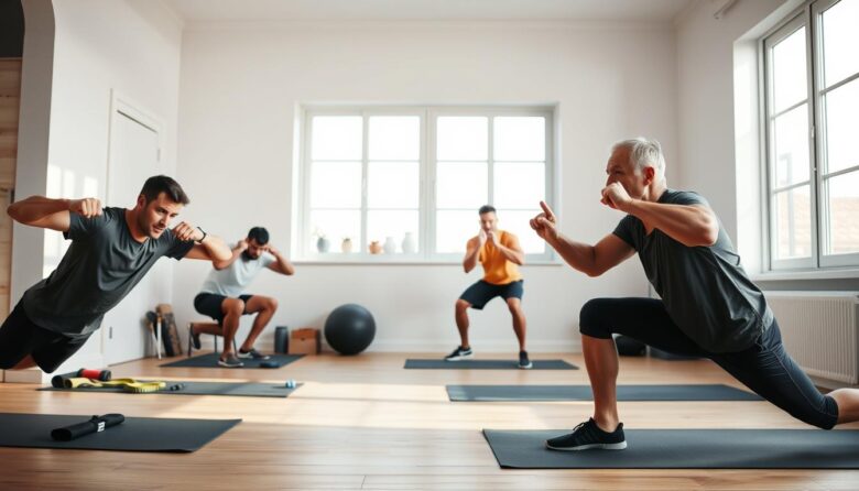 daily workouts for men over 40